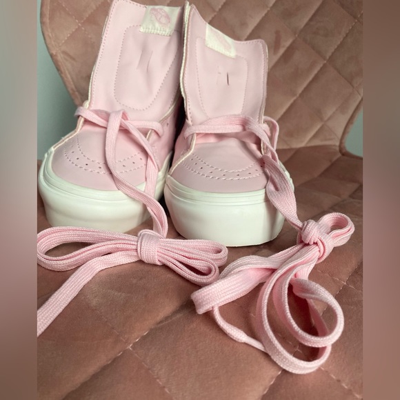 New Vans Sk8- Hi Pink White Sole Men’s Size 6.5 Women’s Size 8 NWT New with Tag - Picture 9 of 16